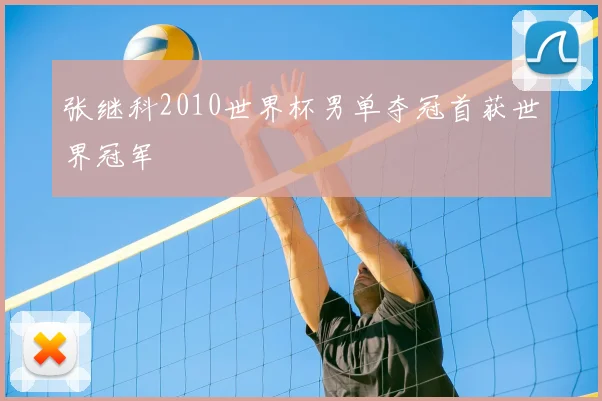张继科2010世界杯男单夺冠首获世界冠军