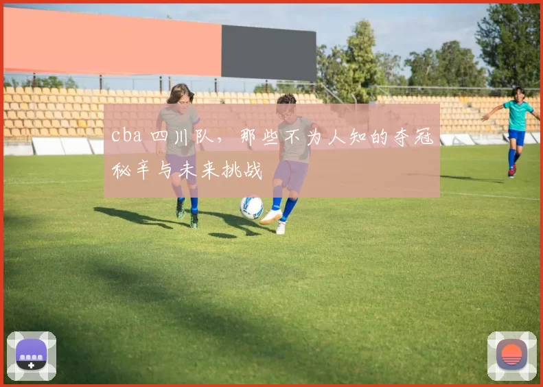 cba 四川队，那些不为人知的夺冠秘辛与未来挑战